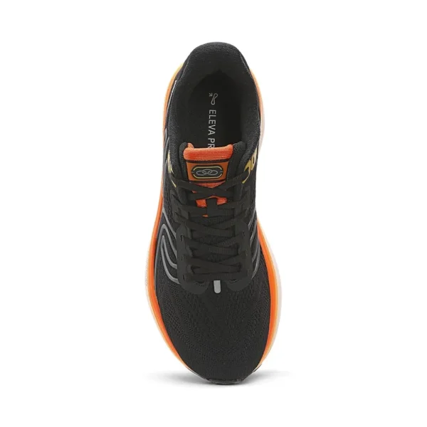 TENIS OLYMPIKUS CORRE MAX PRETO LARANJA 4
