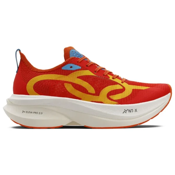 TENIS CORRE GRAFENO 3 VERMELHO/LARANJA