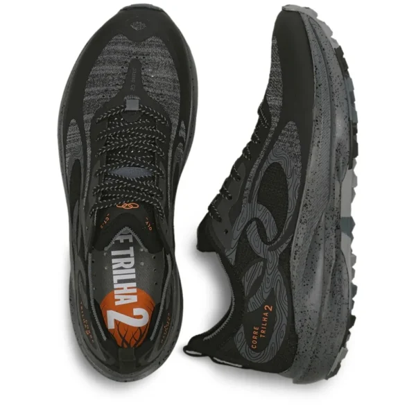 TENIS OLYMPIKUS CORRE TRILHA 2 PRETO CHUMBO 4