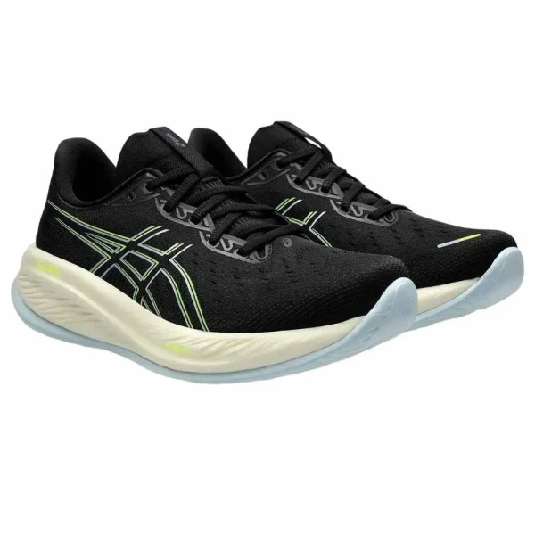 TENIS ASICS GEL CUMULUS 26 PRETO/AMARELO 4