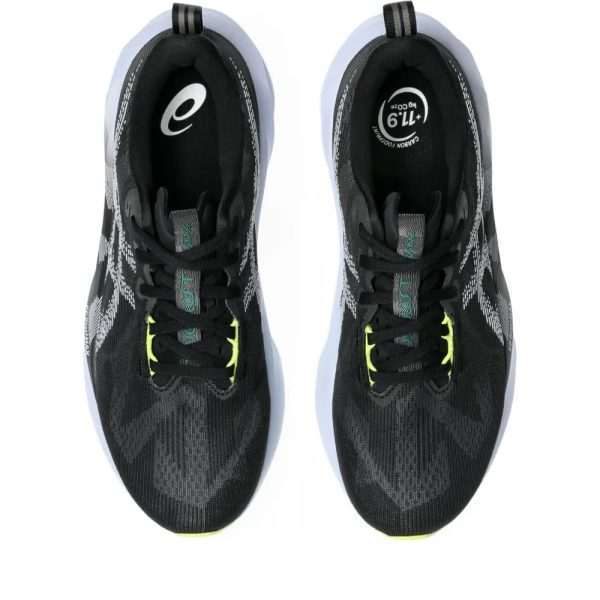 TÊNIS ASICS NOVABLAST 5 MASCULINO PRETO/BRANCO 2