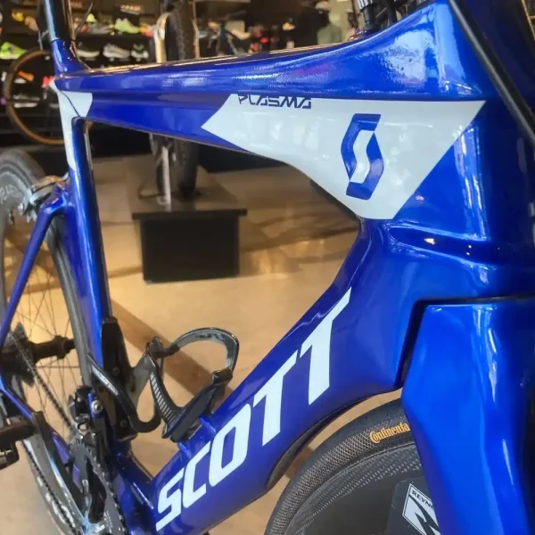 Scott Plasma Azul- Bicicleta para triathlon tamanho 56 4