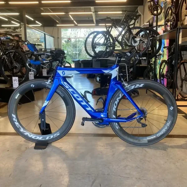 Scott Plasma Azul- Bicicleta para triathlon tamanho 56 5